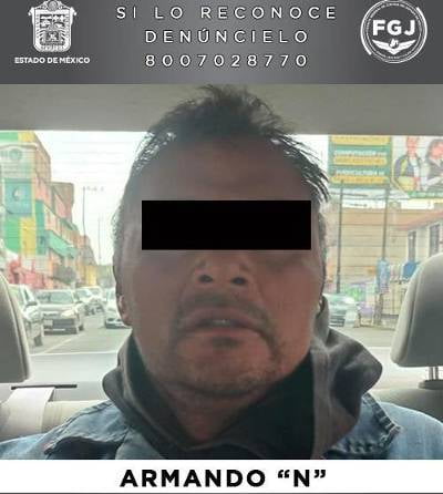 Padrastro detenido en Zinacantepec; habría abusado de la hija de su pareja