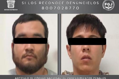 Fue secuestrado por estos dos sujetos, a bordo de su propia camioneta en Toluca