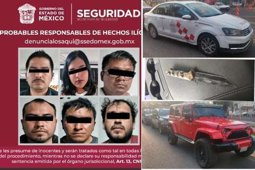 Rescatan a dos mujeres secuestradas en Zinacantepec; hay 6 sujetos detenidos