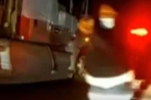 Video: Así secuestran a conductor de tráiler en la México-Querétaro,en Jilotepec