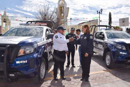 Fortalece Ana Muñiz la seguridad pública de San Mateo Atenco