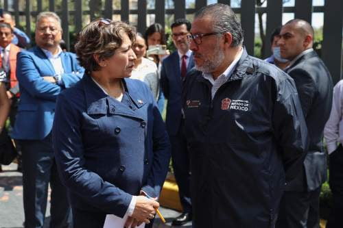 Encabeza Delfina Gómez, Gobernadora del Estado de México, Segundo Simulacro Nacional 2023 