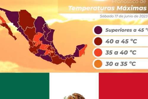 Tercera ola provocará calor extremo en 12 estados de la república