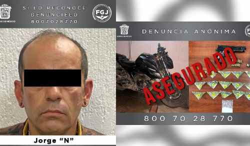 Detienen a "El Roca" presunto líder del CJNG en Tenancingo