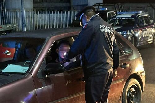 Toluca castiga a 36 conductores ebrios en solo dos noches