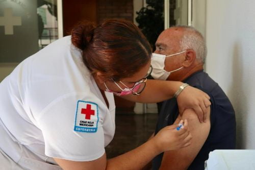 Iniciará Cruz Roja Mexicana aplicación de vacuna Pfizer contra COVID hasta el próximo jueves