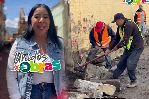 VIDEO - Ale Castro arranca pavimentación de Calle Hidalgo en San Antonio La Isla