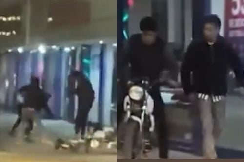 Video: Violento presunto intento de asalto por motorratones en Metepec