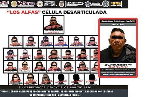 VIDEO - Caen “El Alfa” y su núcleo criminal por homicidio en Zinacantepec