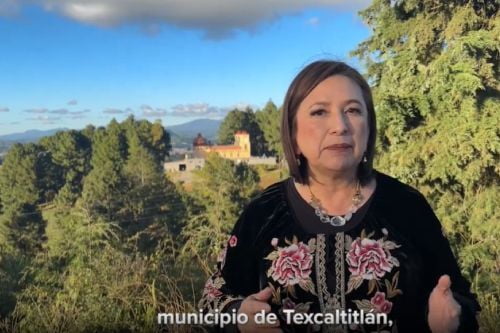 Video: Usa Xochitl Galvez, Texcapilla para su precampaña